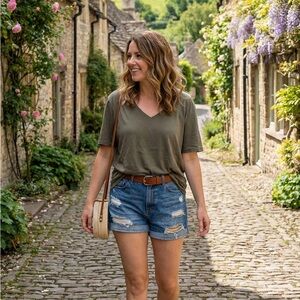 BloomChic Green Twist Back Top Sz 18-20